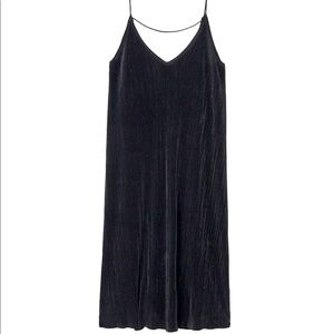 Mango V-neck ribbed dress- NEW